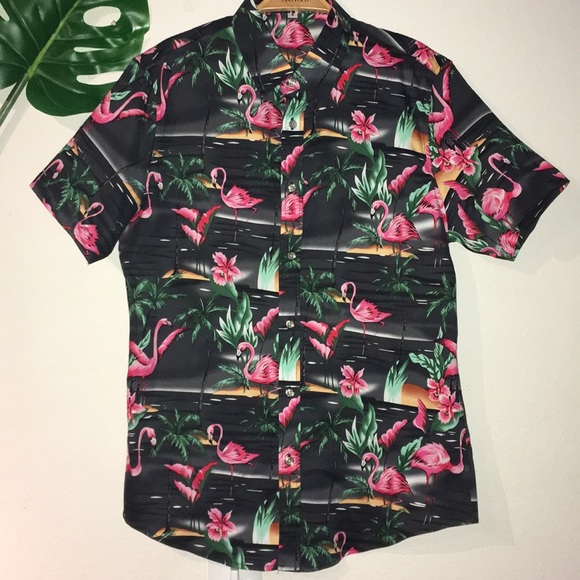 Other - Flamingo button up!